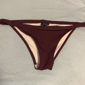 Burgundy Bikini Bottoms